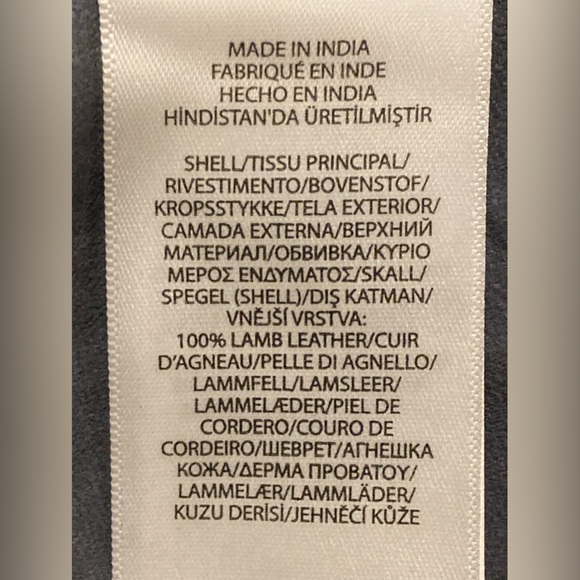 NWT Polo Ralph Lauren Blue Label Navy Leather Joggers - Sz XS - Picture 9 of 10